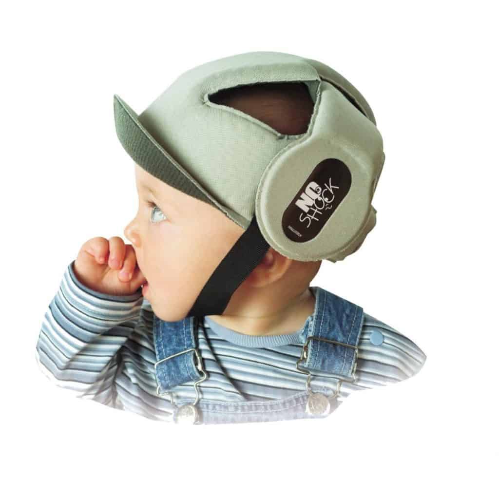 IPENNY Casques de Sécurité pour Bébé Chapeaux Antichute pour Bébé Casquettes en Coton Ajustables pouvant Protéger la Tête Adaptées aux Enfants de 0 à 3 Ans 